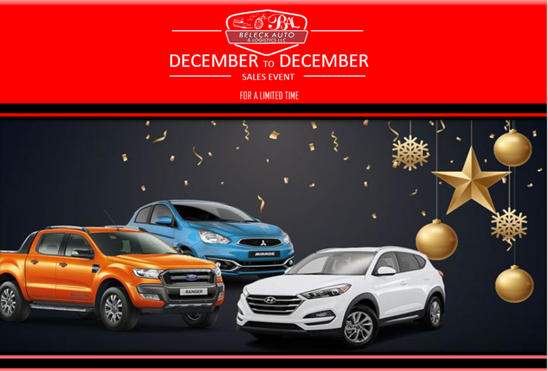 December Sales Extravaganza at Beleck Auto & Logistics LLC! 🚗🌟
